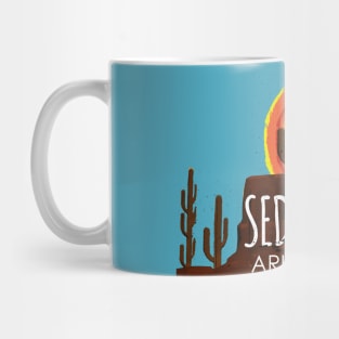 Vintage Sedona, Arizona Desert Sun Vortex Traveler Mug